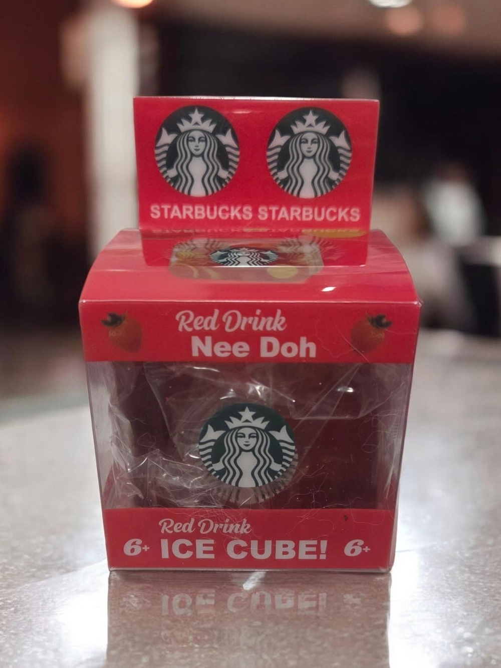 Starbucks Needoh Red Drink Ice Cube